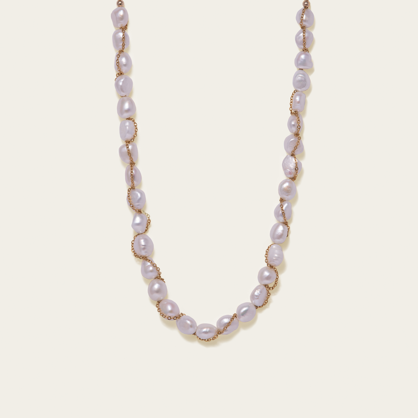 noorelle, pearl symphony necklace white, necklace, white pearl necklace, necklace for girls, jewellery